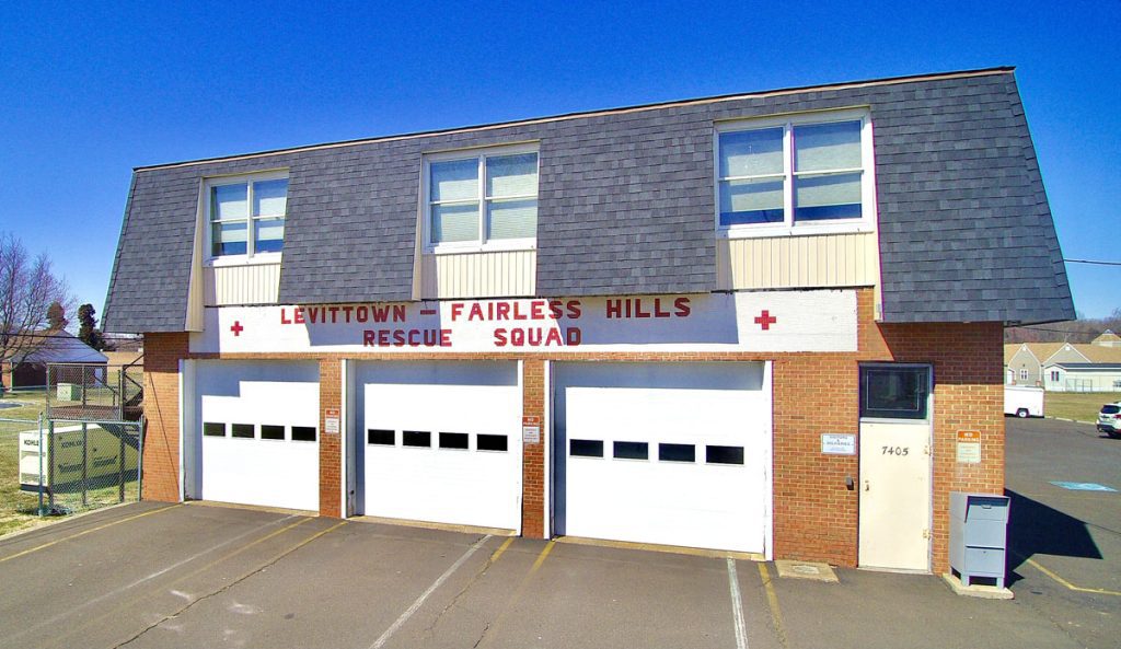 Levittown Fairless Rescue Squad Roof
