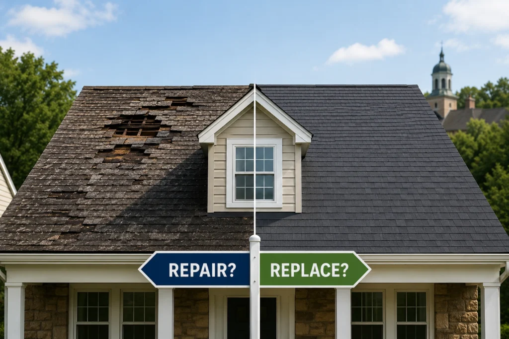 Roof Repair vs. Full Replacement: How Bucks County Homeowners Can Stop Guessing and Make the Right Call