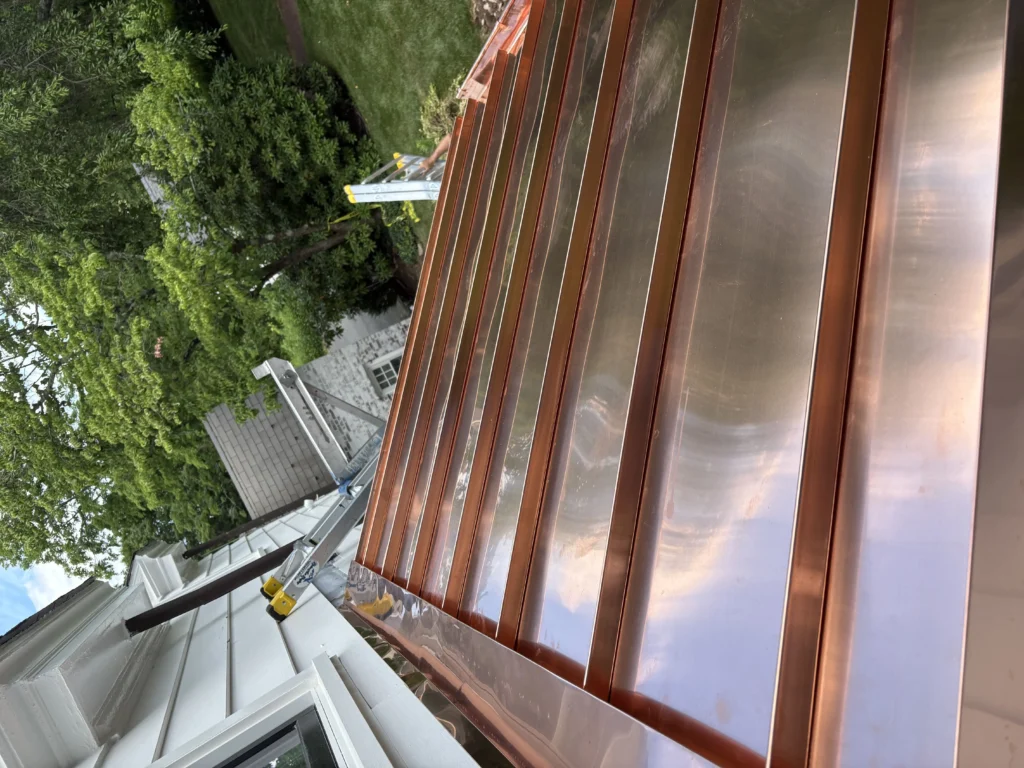 Princeton Copper Roof: A Showcase of Standing Seam Craftsmanship in Mercer County