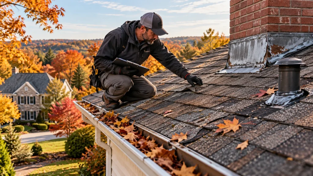 What a Bucks County Roofer Actually Finds During a Fall Inspection (And What It Costs to Fix)